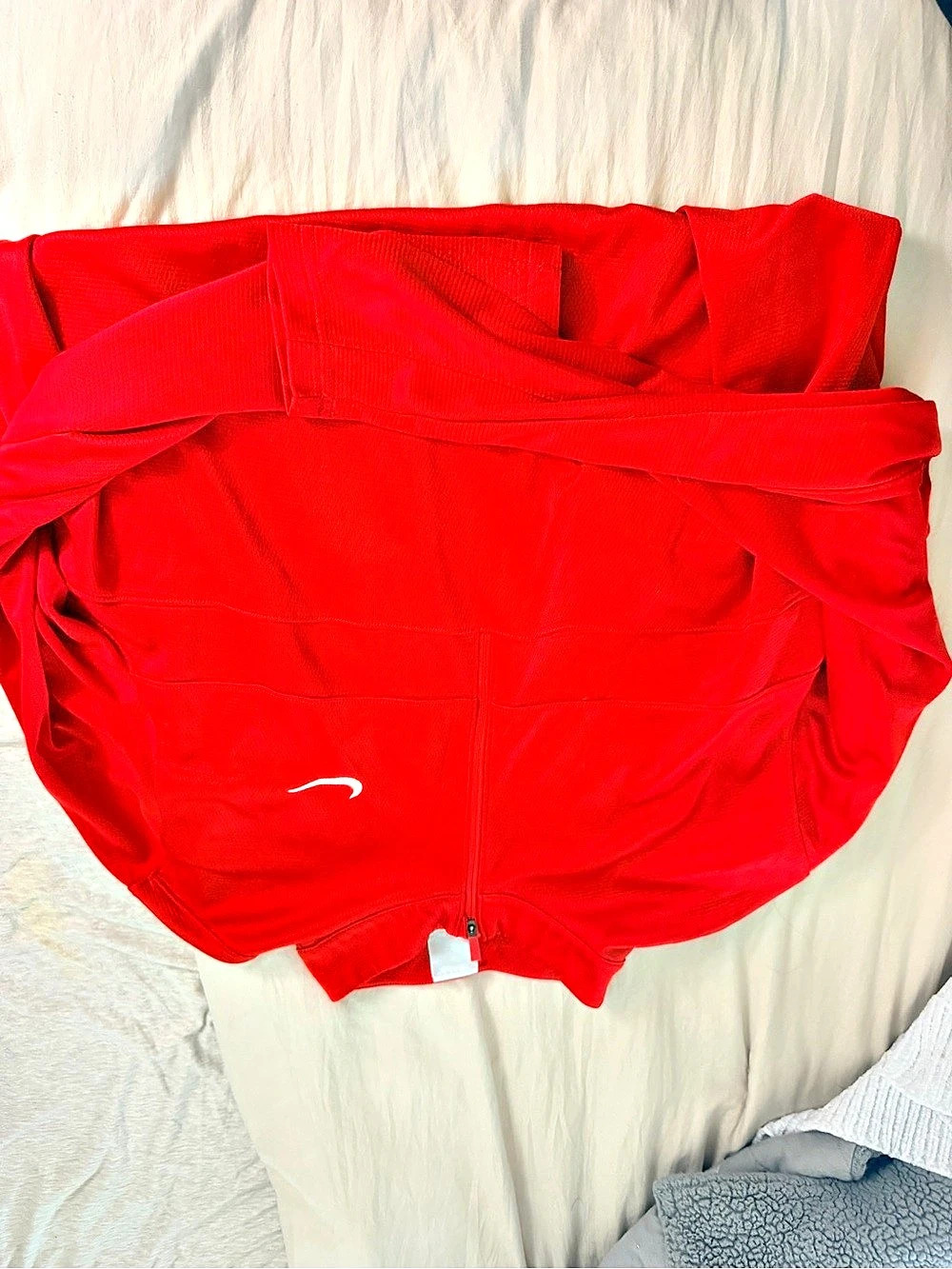 Nike Dri-FIT Full-Zip Track Jacket Red Bomber Jacket XL